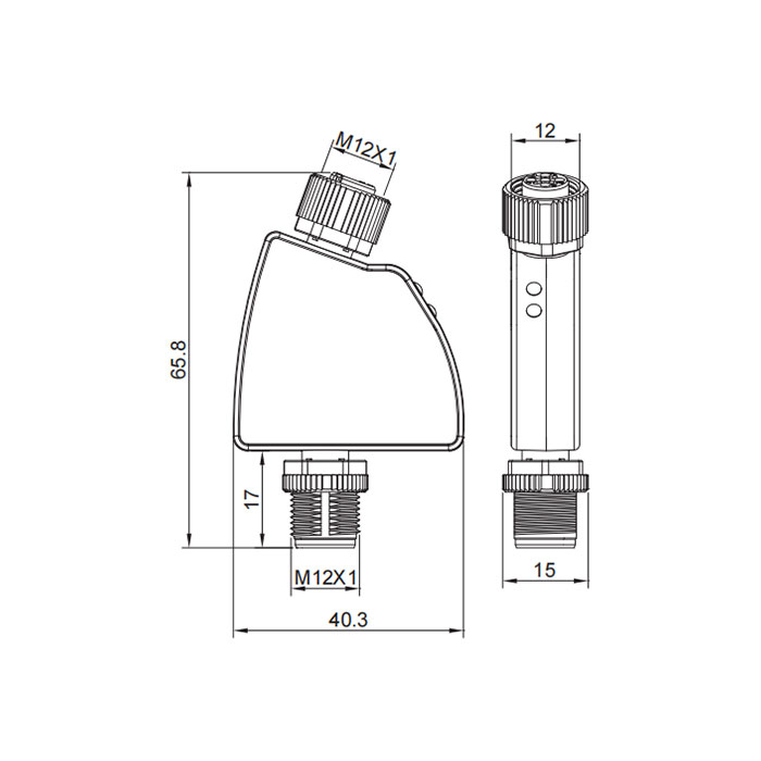 IO-Link Hub、1 AI, 0...10V DC 电压模拟量适配器、0AC001