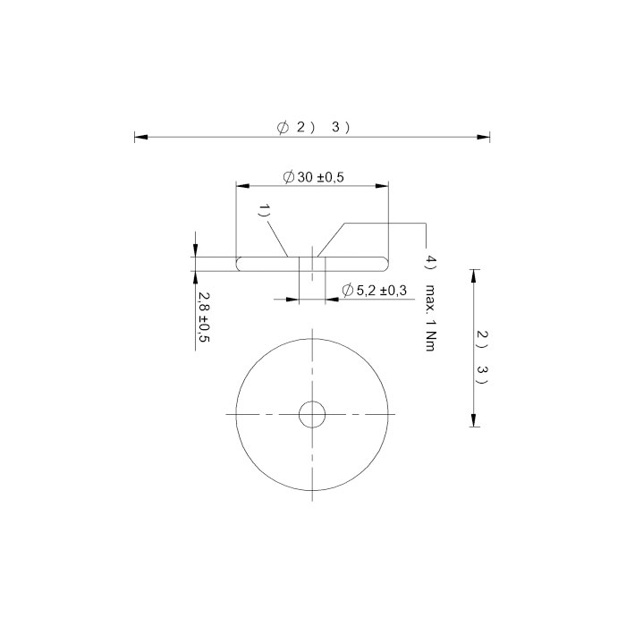 RFID、可读写数据载体、FIS045