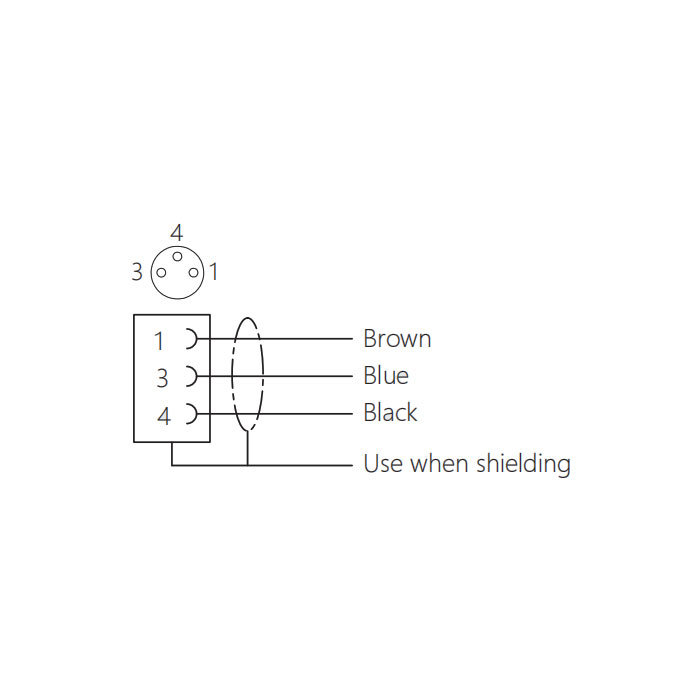 M8 3 Pin、Female flange socket、Board rear mount、63SA01-XXX