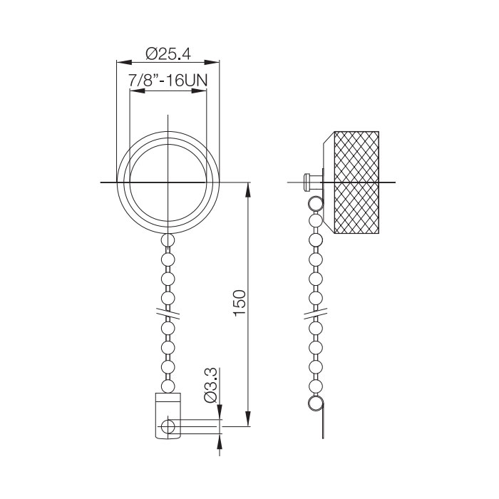 Profibus 附件、螺旋塞 7/8 英寸、电源端口盖、670021