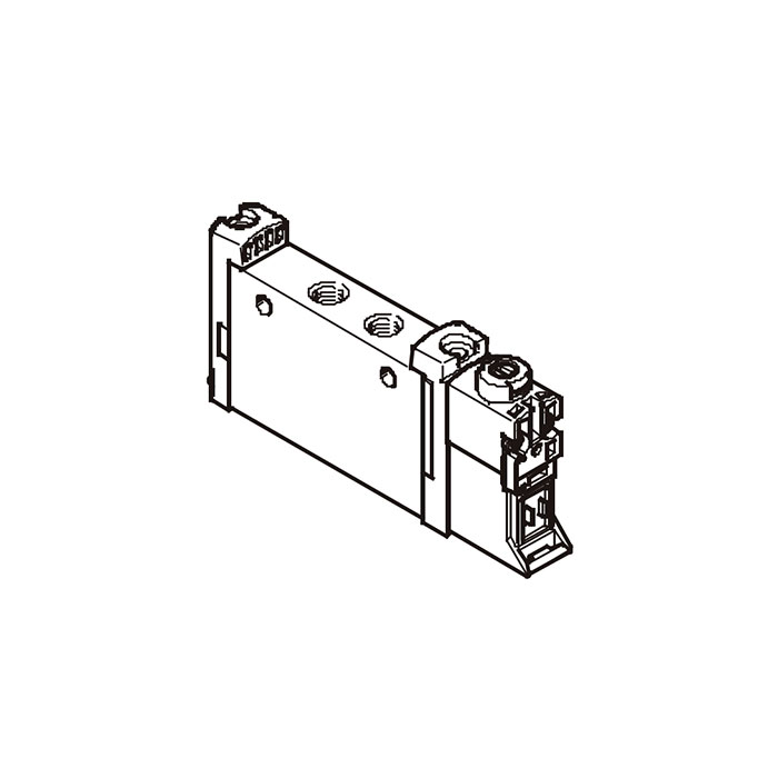 G1/4、3-position 5-way valve、Middle seal、Valve width 18mm、FV-L18-P53C-ZT-G14、574440