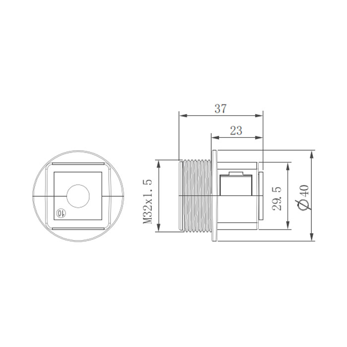 KBL cable entry system、 Thread M32x1.5、KBL-QVT32、047321