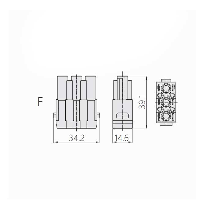 HM module、Female、HM-3/4-F、09140073101