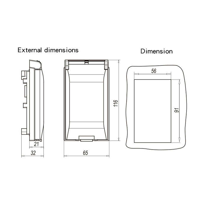 Communication panel、Front debug panel、IP54、FAS-PR、9145000