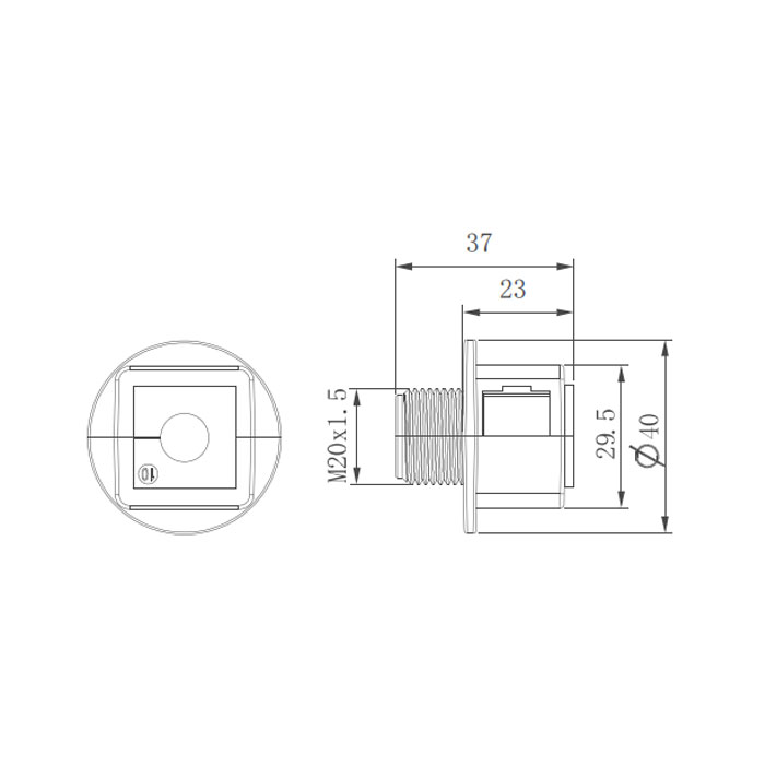 KBL cable entry system、 Thread M20x1.5、 KBL-QVT20、047201