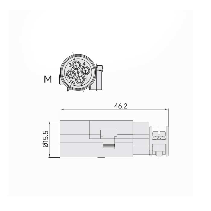 Male、Quintax-004-M、09150043013