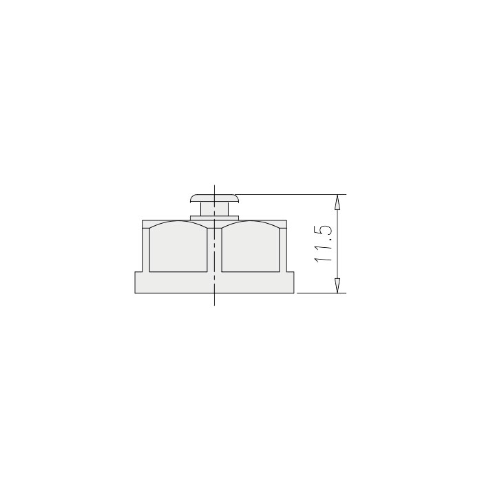 M12 locking nut、640002